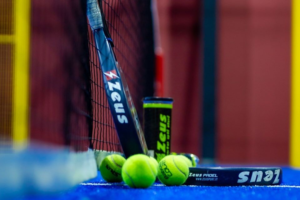 Indoor padel court